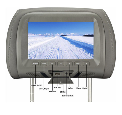 Headrest LCD cOem 12V RGB επίδειξη οθόνης 800x480 για τη πίσω θέση αυτοκινήτων